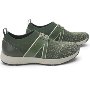 TRAQ by Alegria Qool Women's Smart Walking Shoe, Olive,‎  Size 37W (7-7.5)